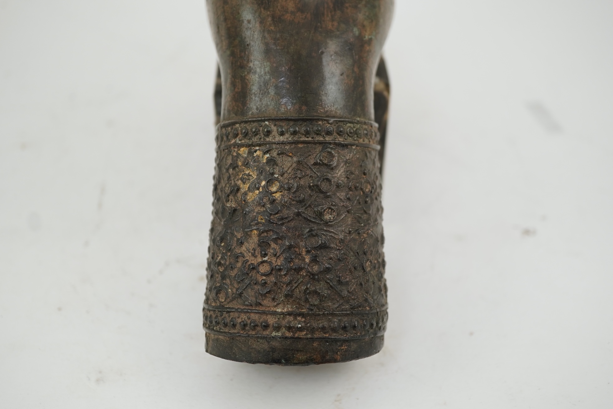 A Thai bronze Buddha's hand, 17th/18th century